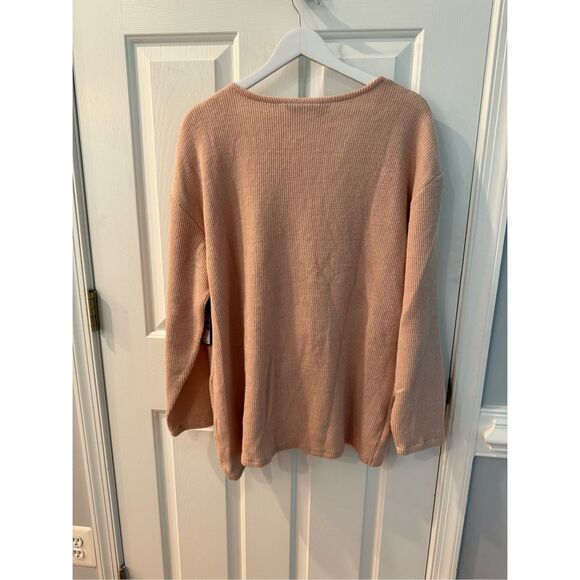 Rachel Rachel Roy Cross Bodice Twist Front Sweater sz 1X NWT - Picture 4 of 5